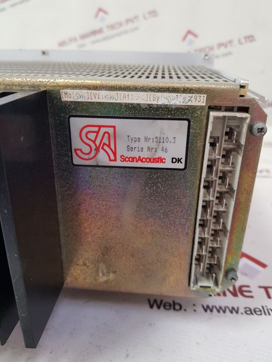 Scanacoustic 5110.3 power amplifier 100w