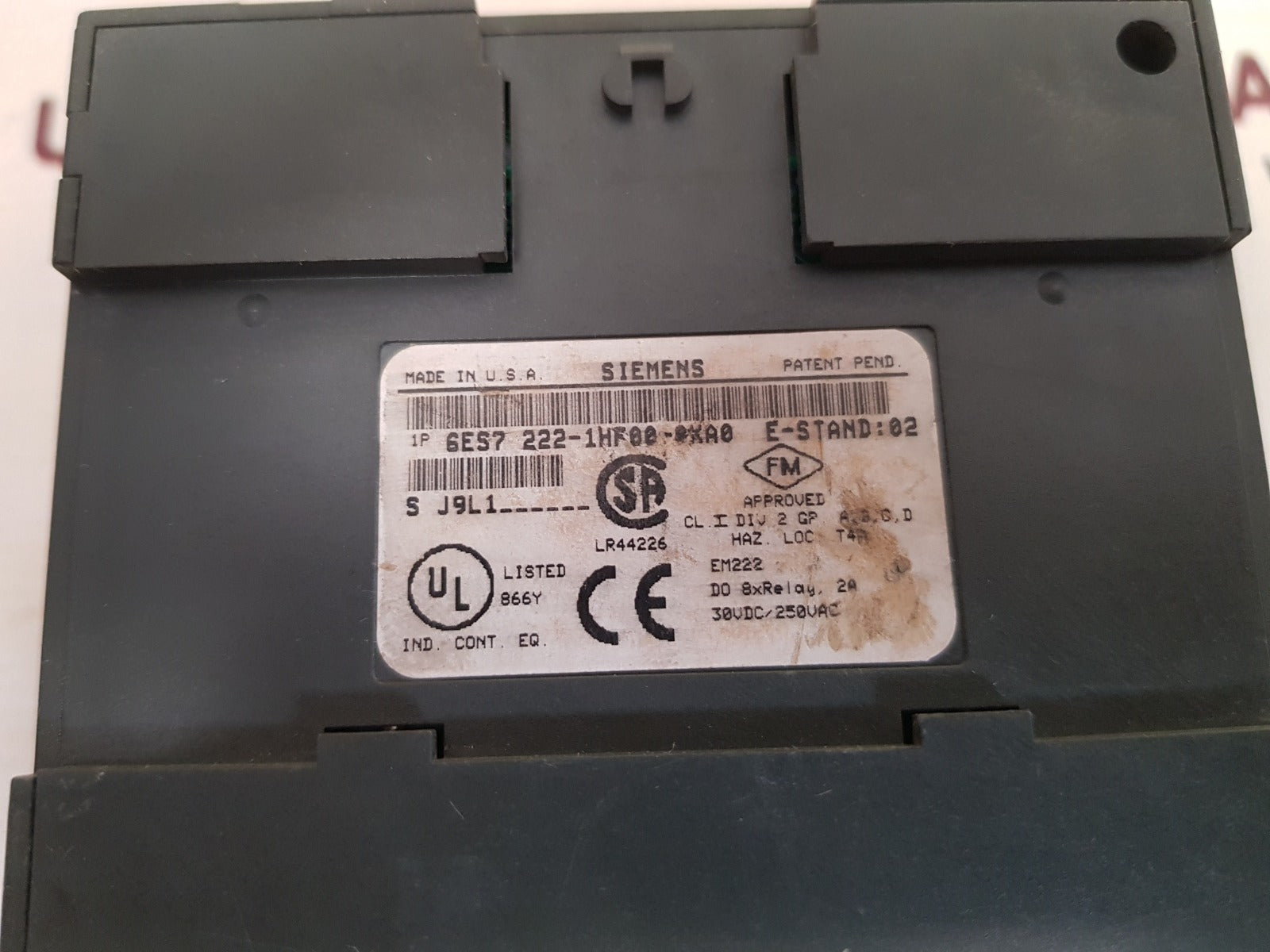 Siemens 6es7 222-1hf00-0xa0 digital input module Used