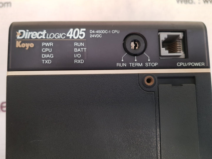 Koyo direct logic 405 d4-450dc-1cpu