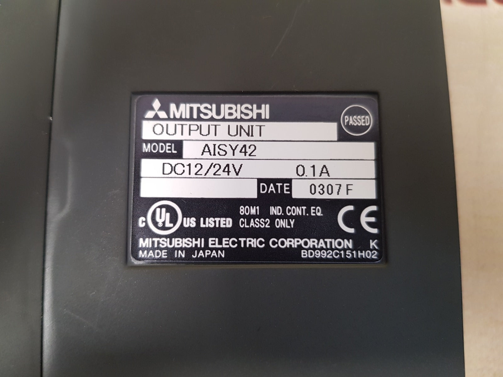 Mitsubishi a1sy42 output unit programmable controller