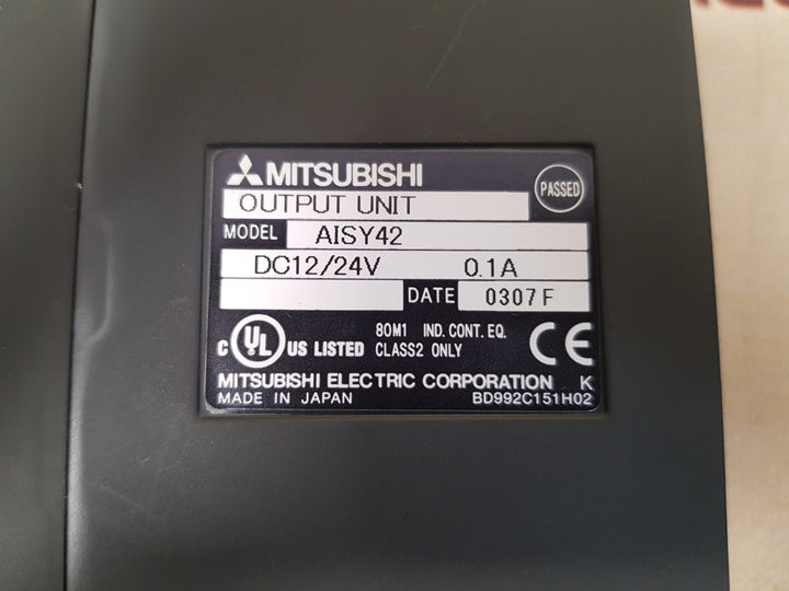 Mitsubishi a1sy42 output unit programmable controller