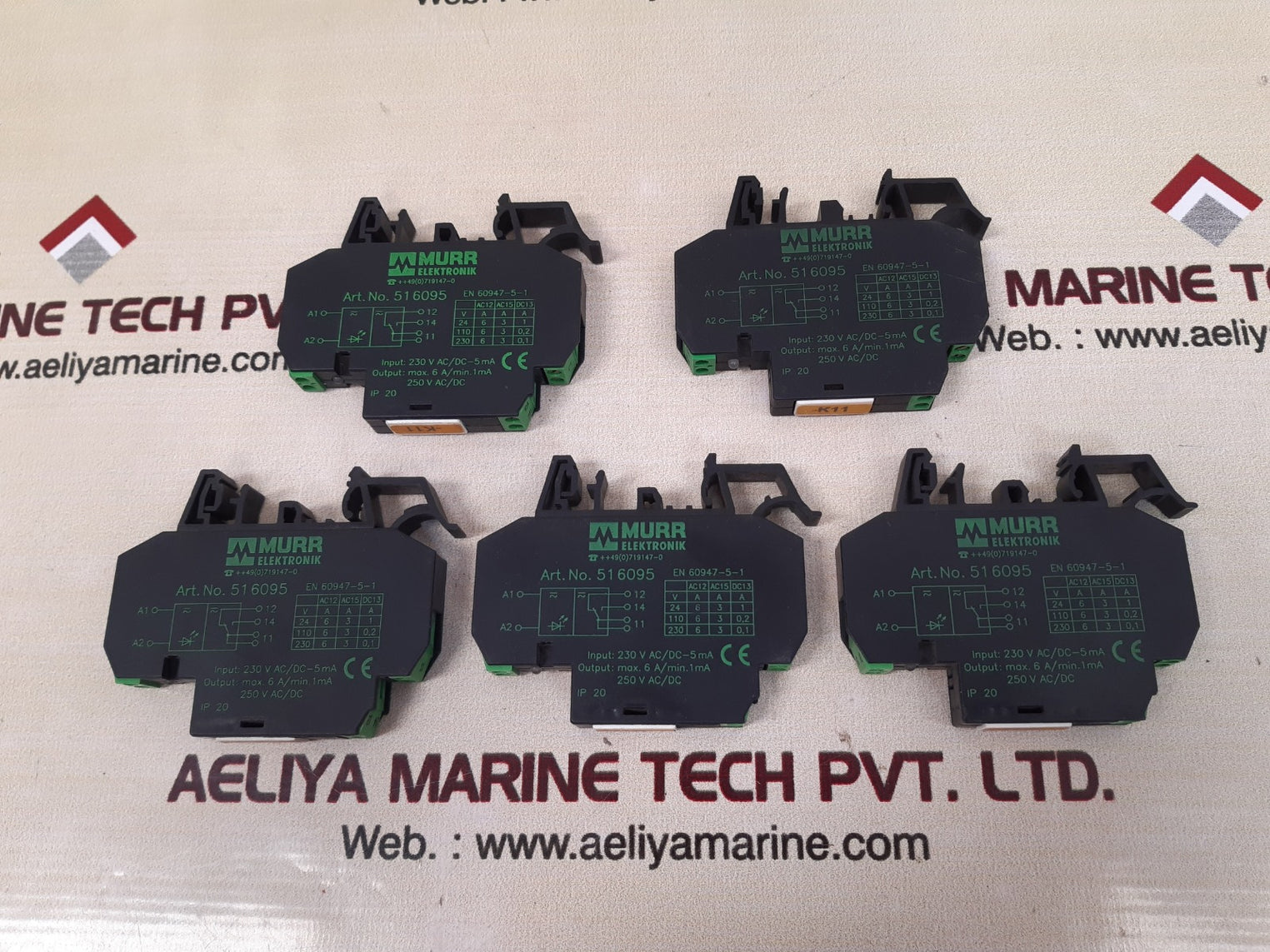 Murr elektronik 516095 input relay 