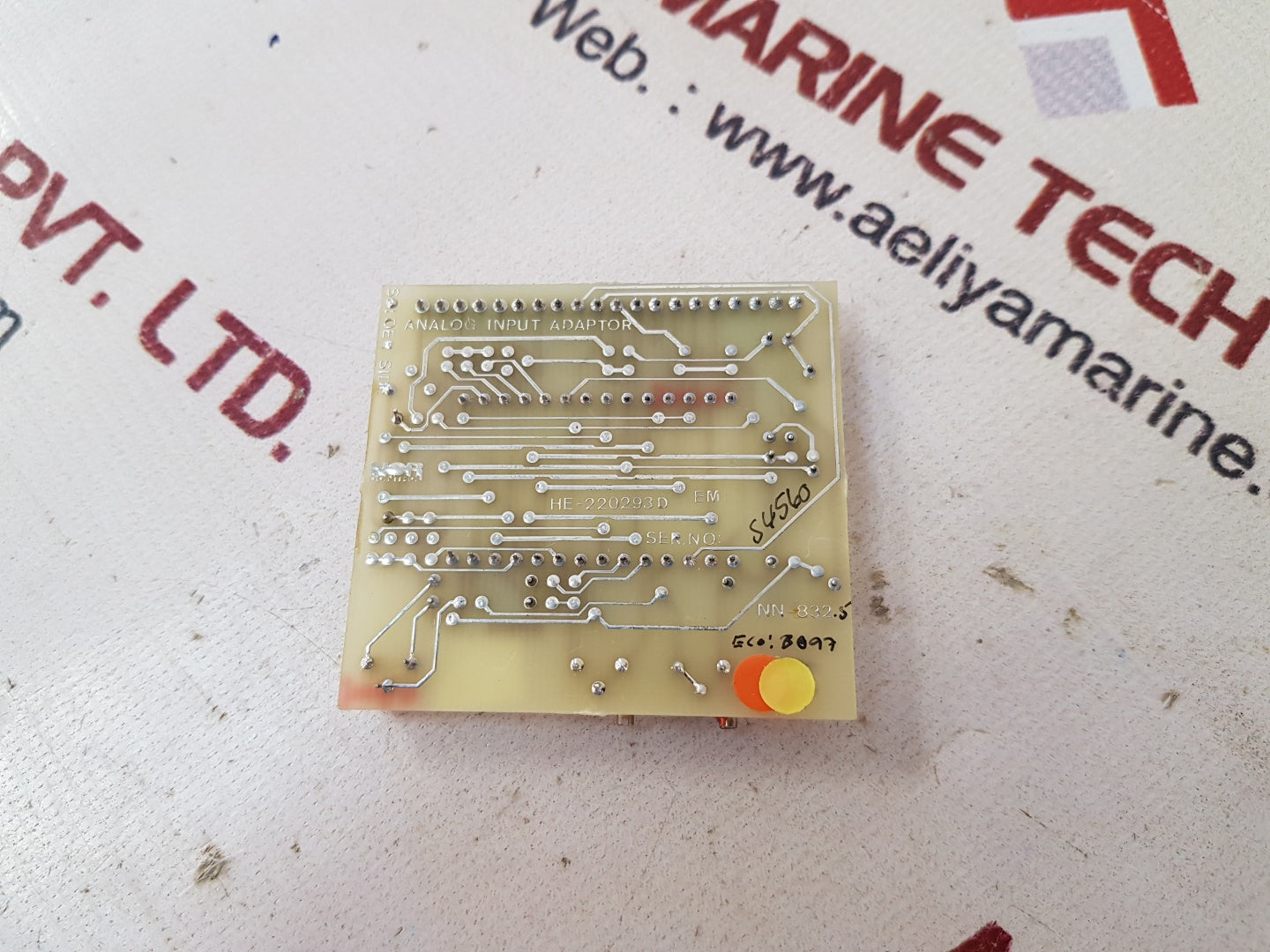 Norcontrol nn-832.5 analog input adaptor he-220293d 