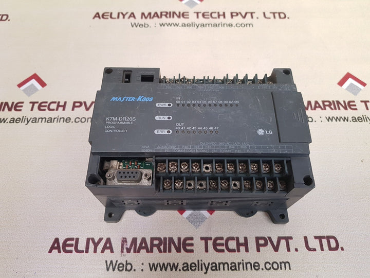 LG k7m-dr20s master-k80s programmable logic controller