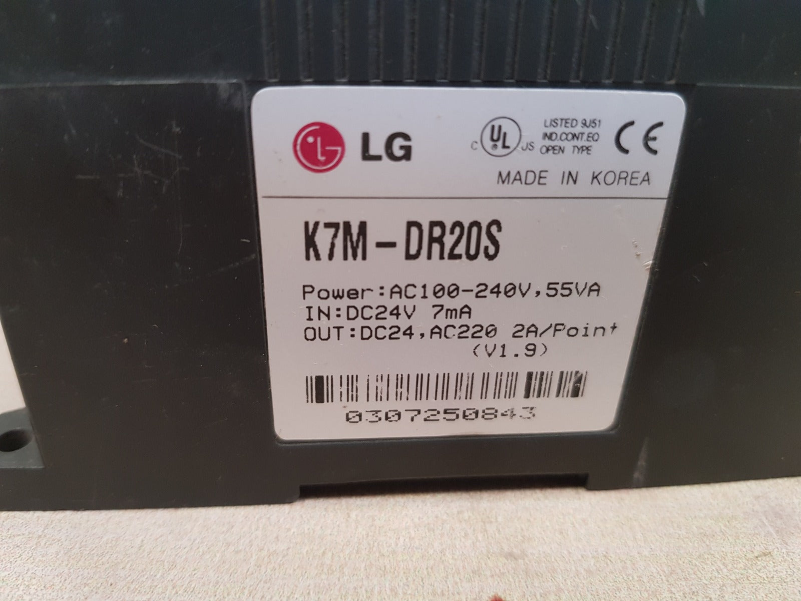 LG k7m-dr20s master-k80s programmable logic controller