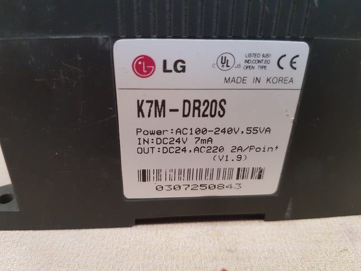 LG k7m-dr20s master-k80s programmable logic controller