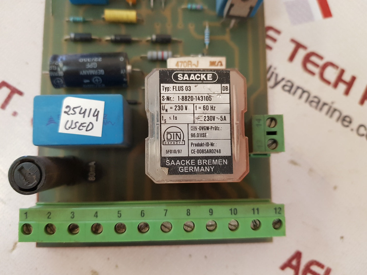 Saacke flus 03 pcb card ce-0085ar0248