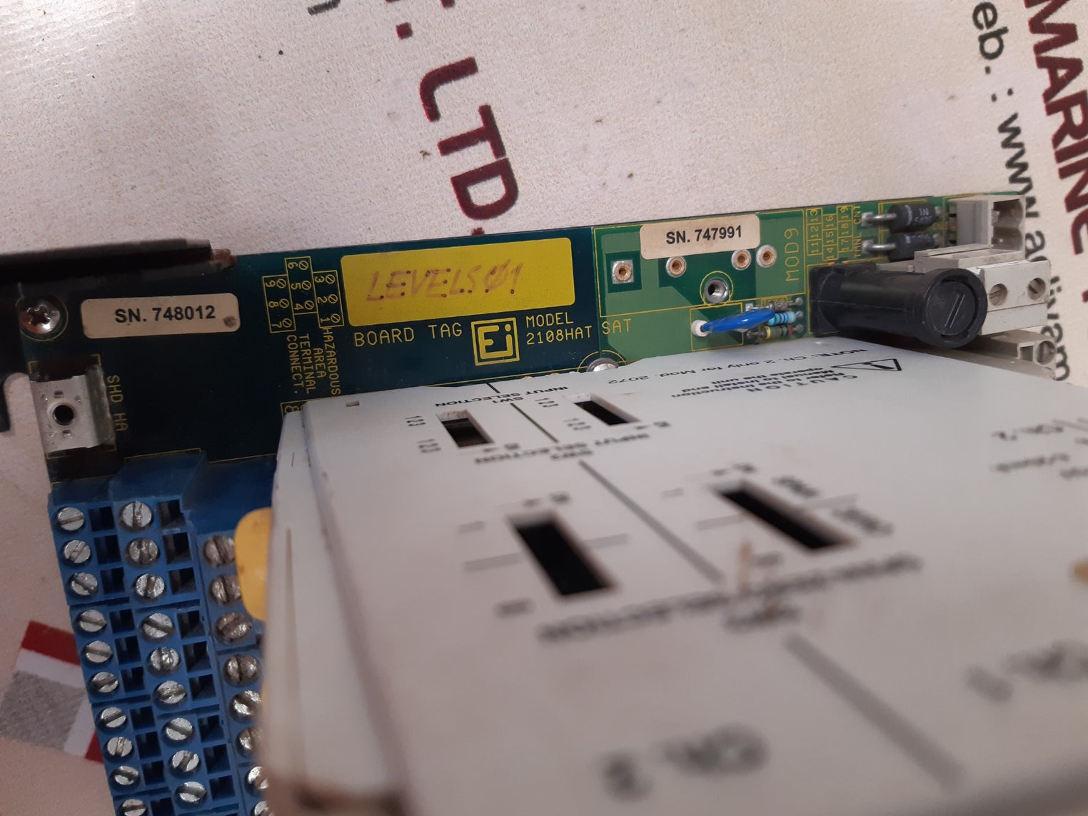 Elcon hid 2072 2 channel rtd/pot converter 250 v