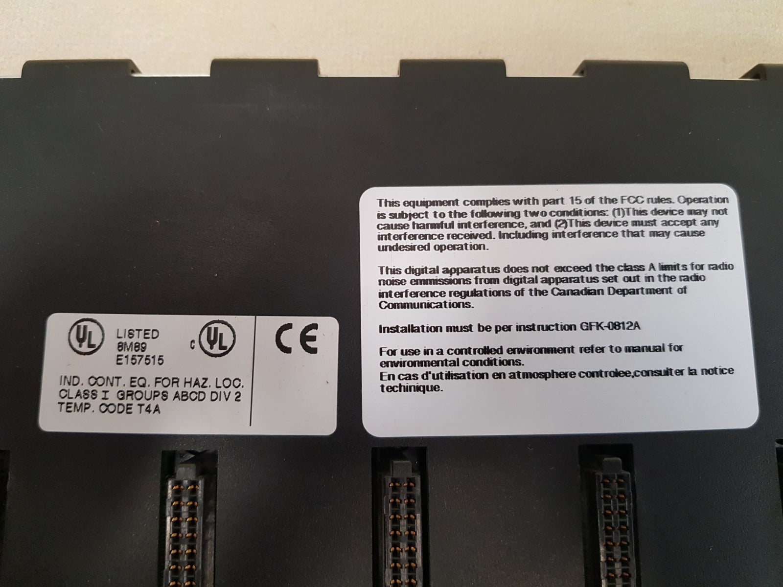 Ge fanuc ic693chs391j programmable controller Used