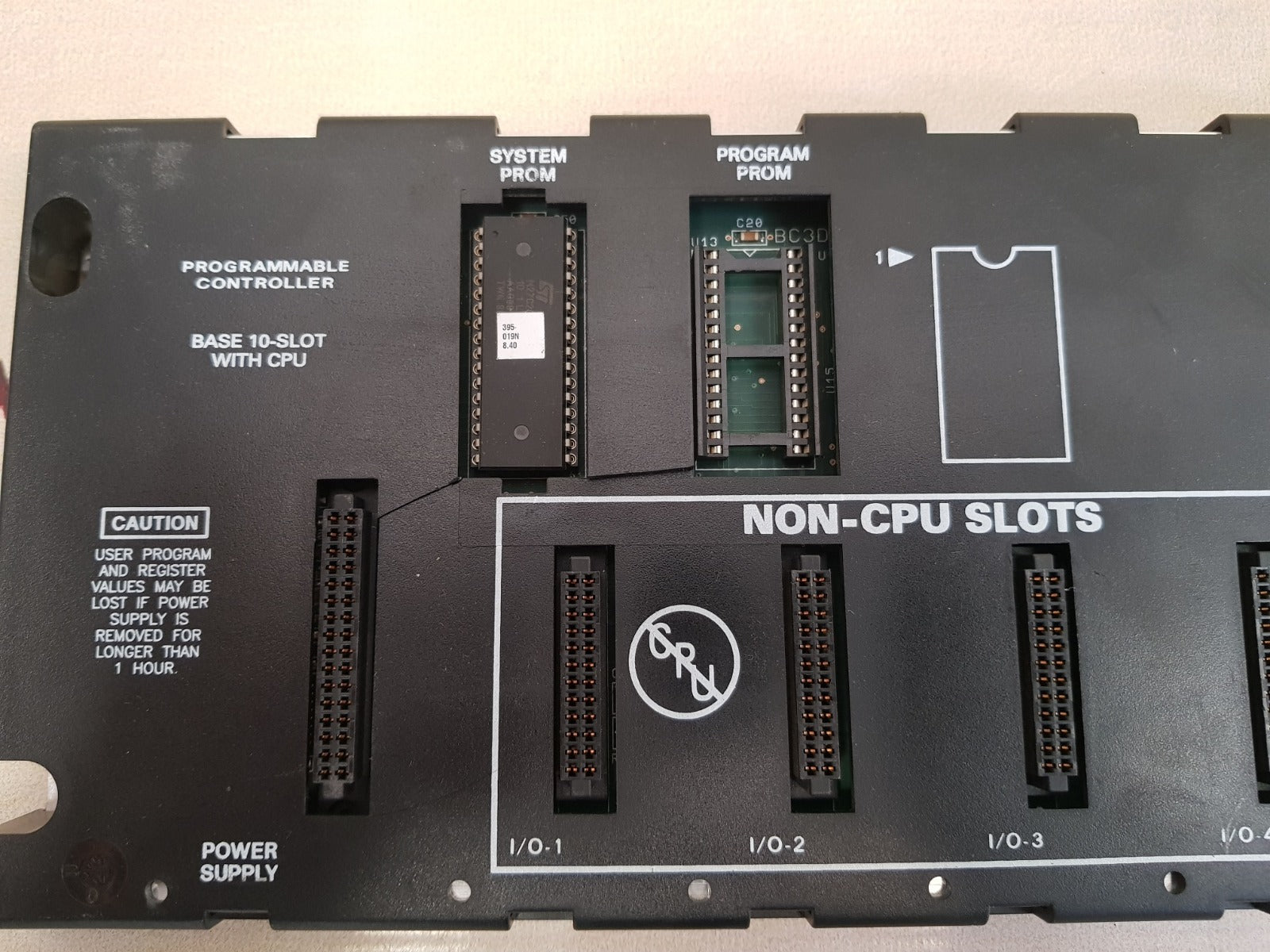 Ge fanuc ic693cpu323w base 10 slot