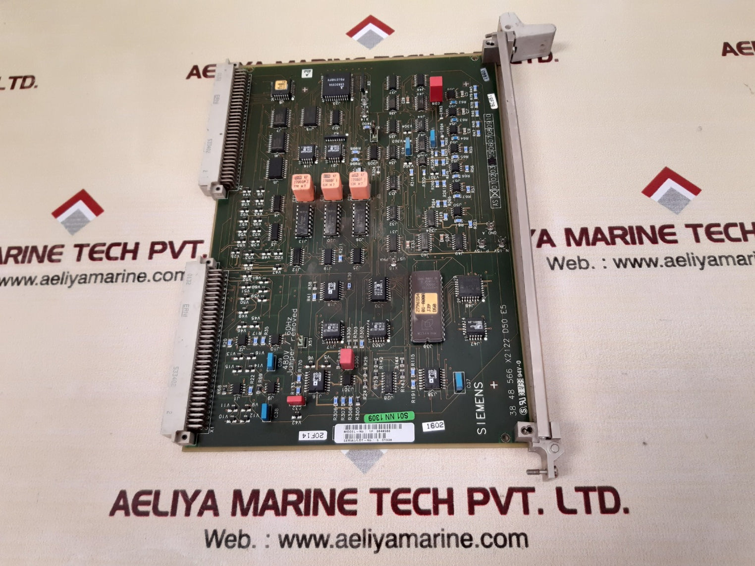 Siemens 1p 3848566 control board 38 48 566 x2122 d50 e5