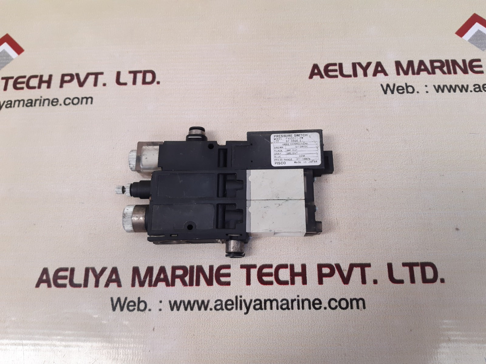 Pisco fvus011-pw pressure switch