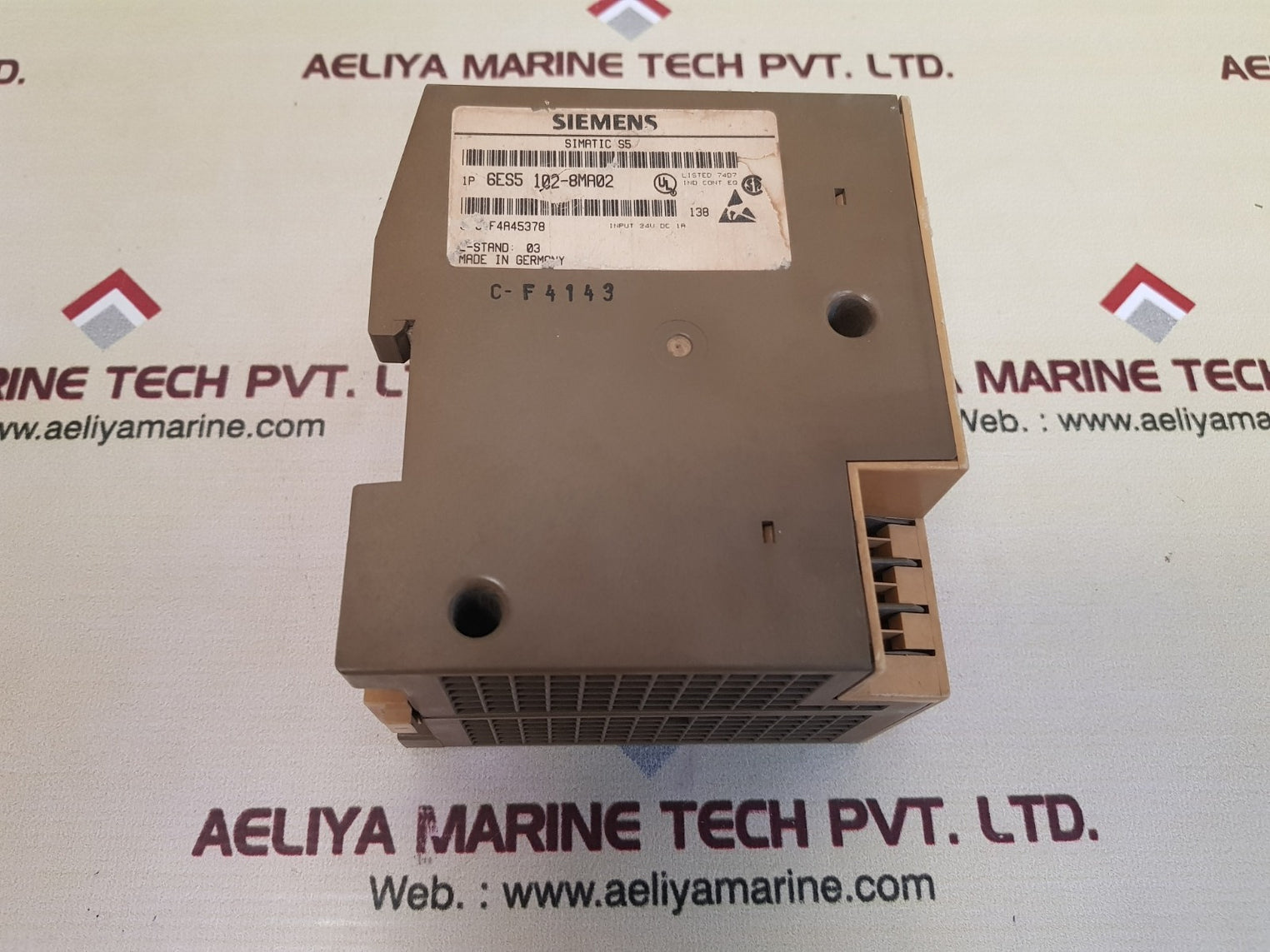 Siemens simatic s5-100u 6es5 102-8ma02 cpu module Used