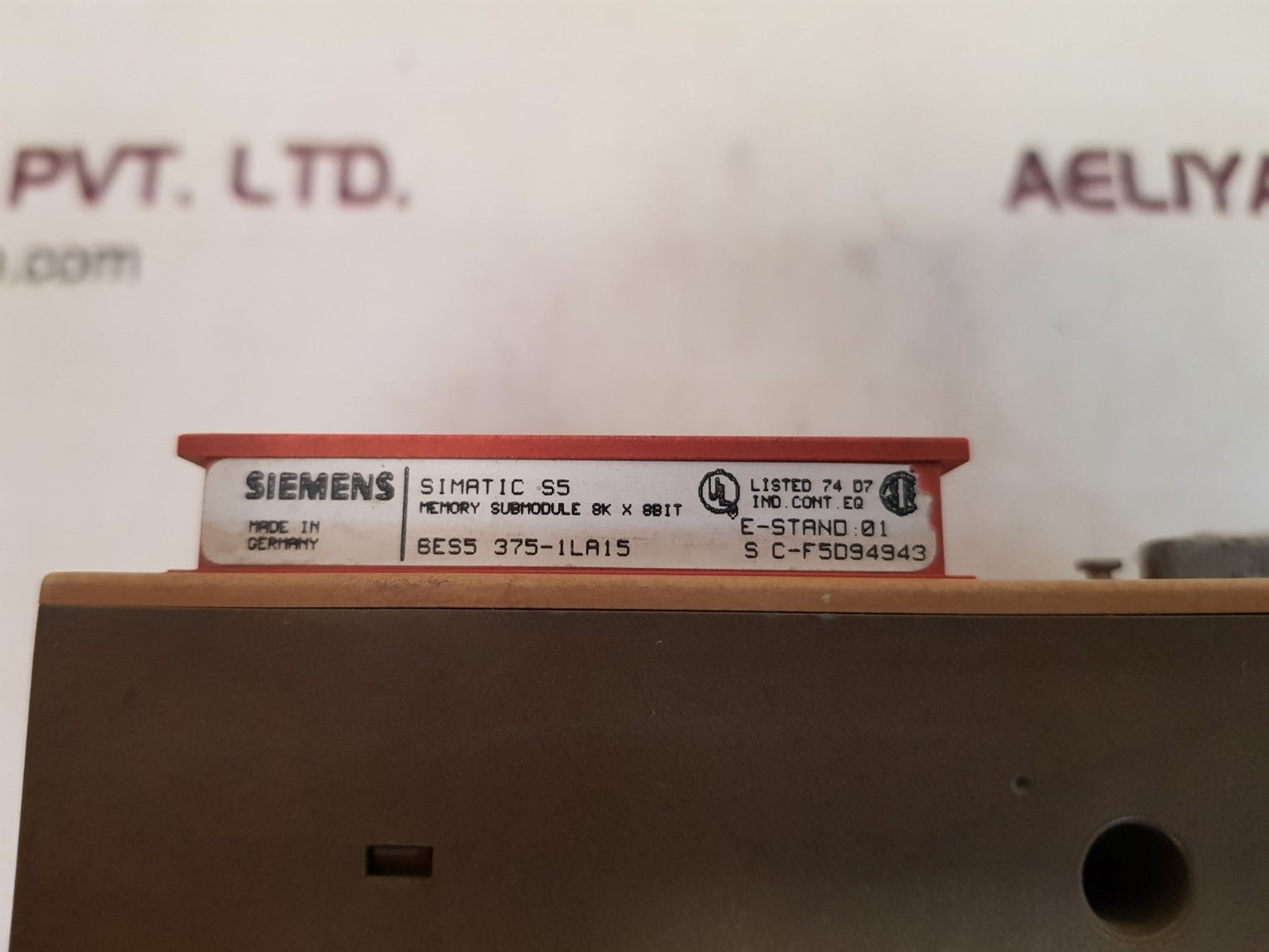 Siemens simatic s5-100u 6es5 102-8ma02 cpu module Used