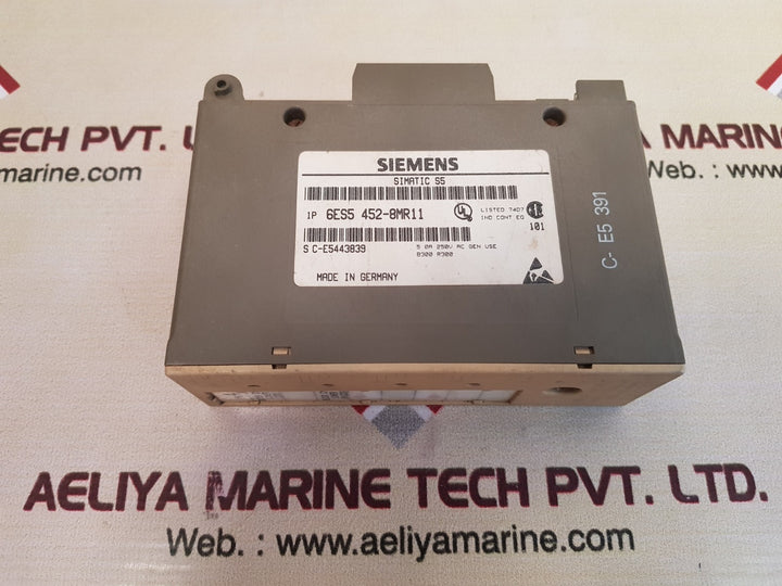 Siemens simatic s5 6es5 452-8mr11 relay output