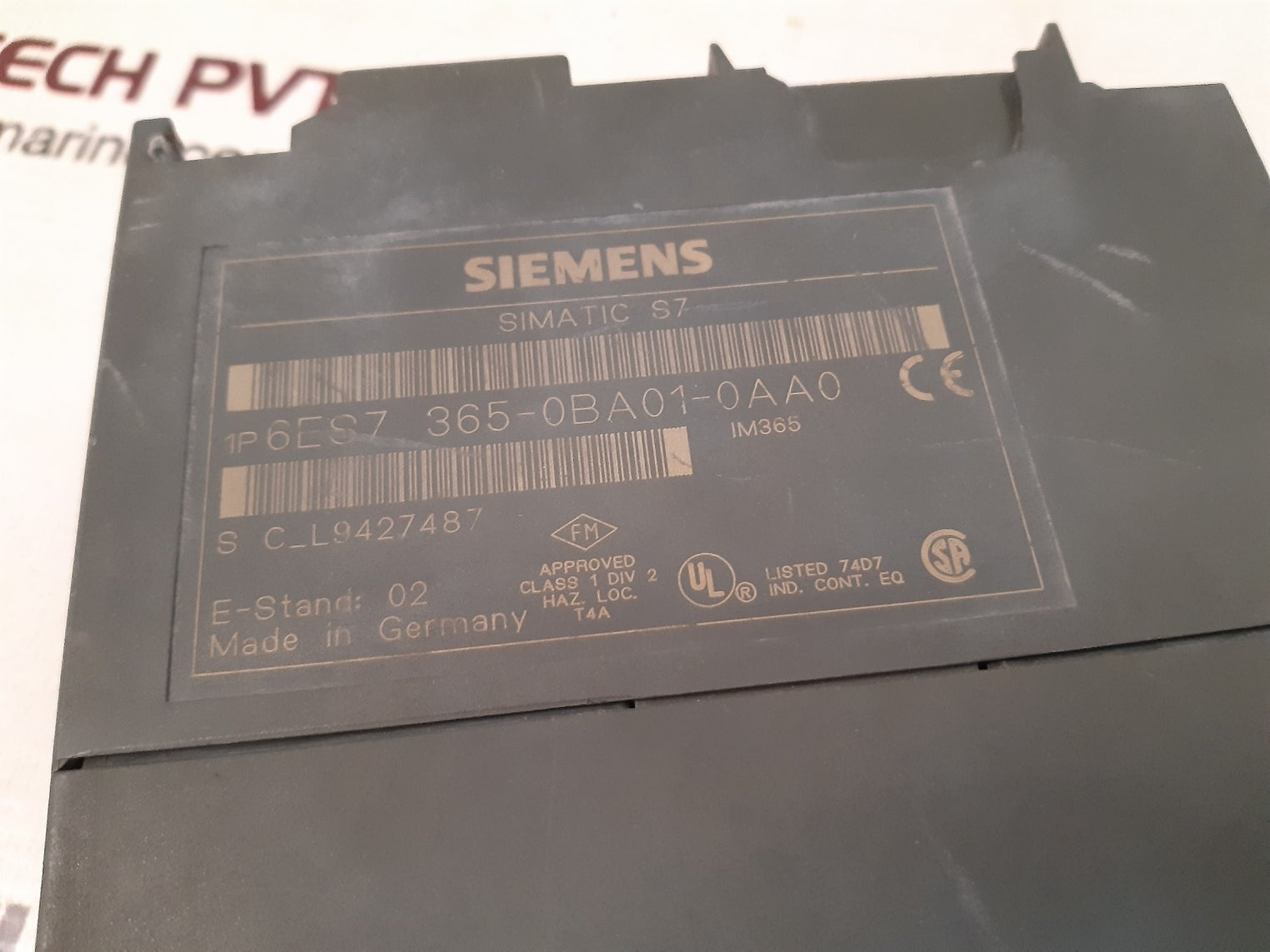 Siemens simatic s7 im 365 interface module 6es7 365-0ba01-0aa0