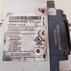 Abb 07kr51-w3.9 advant controller 31 1sbp260010r1001 basic unit