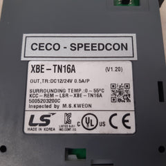 Ls xbe-tn16a transistor output unit 12-24 vdc 