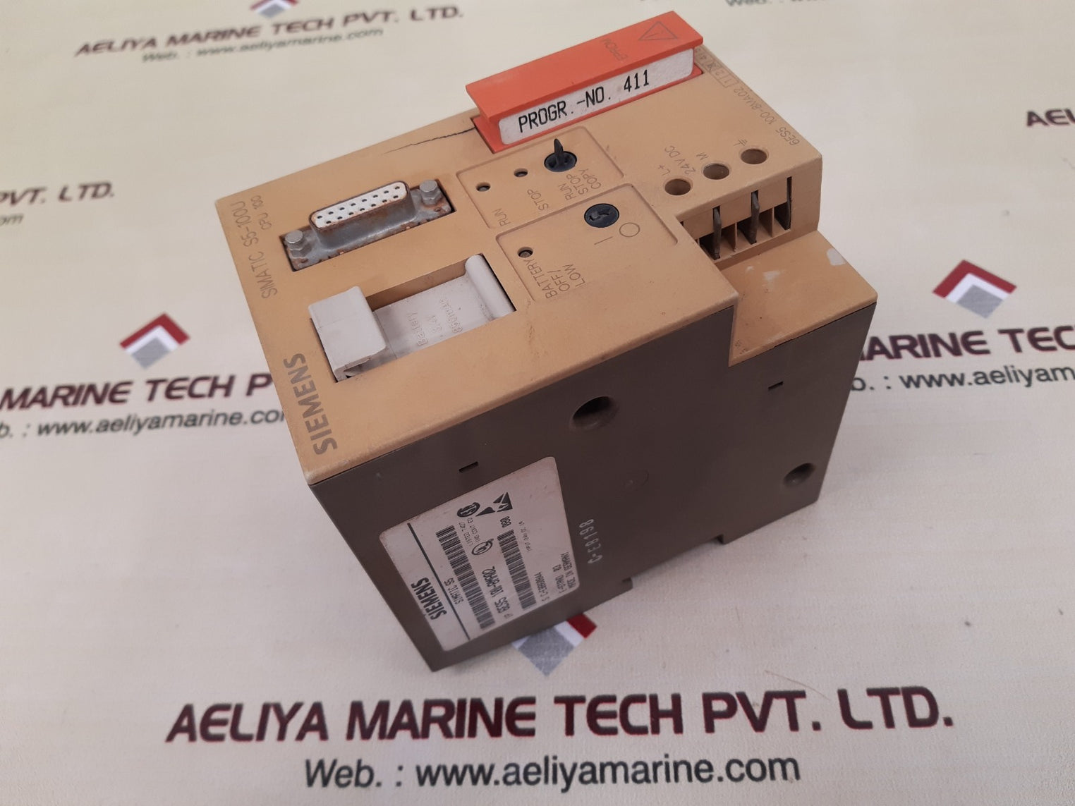 Siemens 6es5 100-8ma02 cpu module Used 