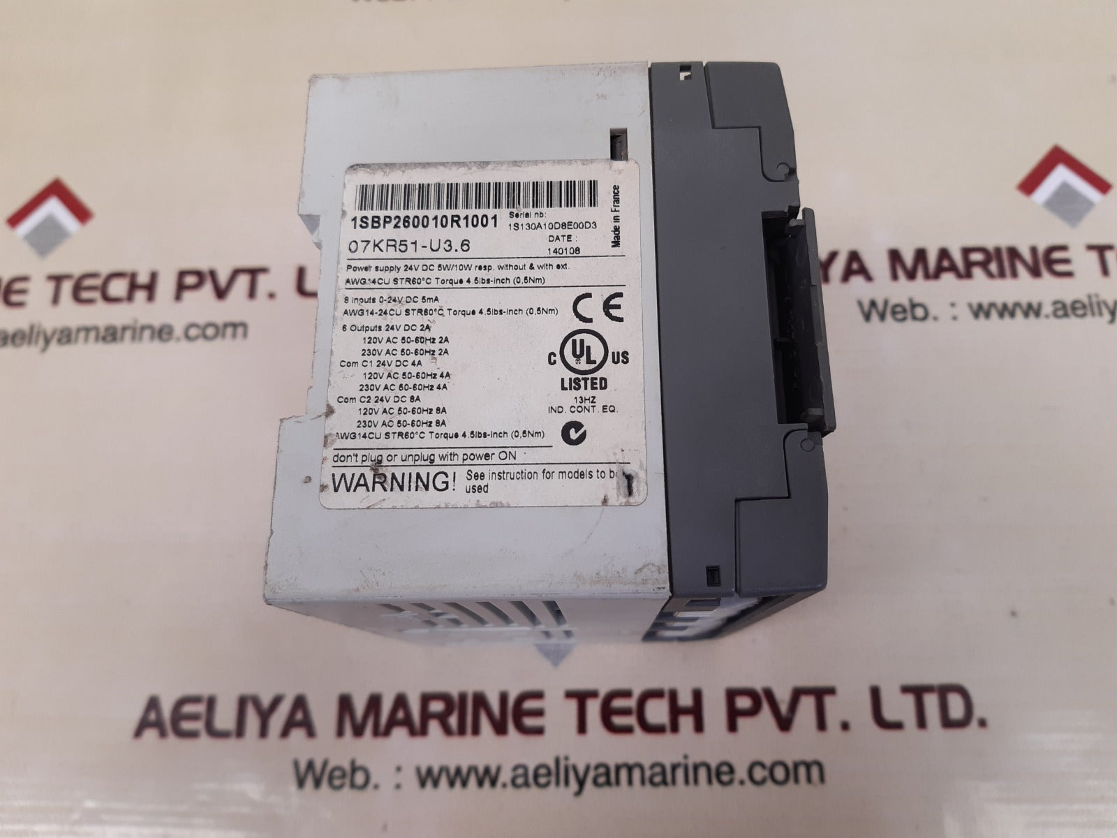 Abb 07kr51-u3.6 advant controller 31 1sbp260010r1001 basic unit