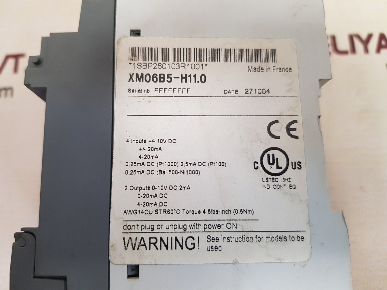 Abb xm06b5-h11.0 extension module