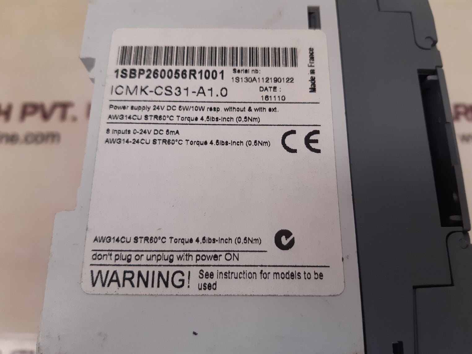 Abb Icmk-cs31-a1.0 advant controller 31 remote unit 1sbp260056r1001