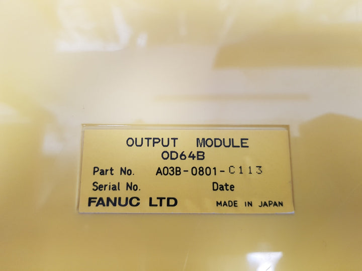 Fanuc od64b output module a03b-0801-c113