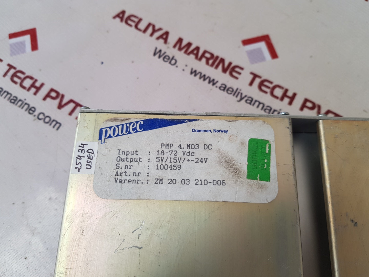 Powec pmp 4.m03 dc power supply rectifier module 