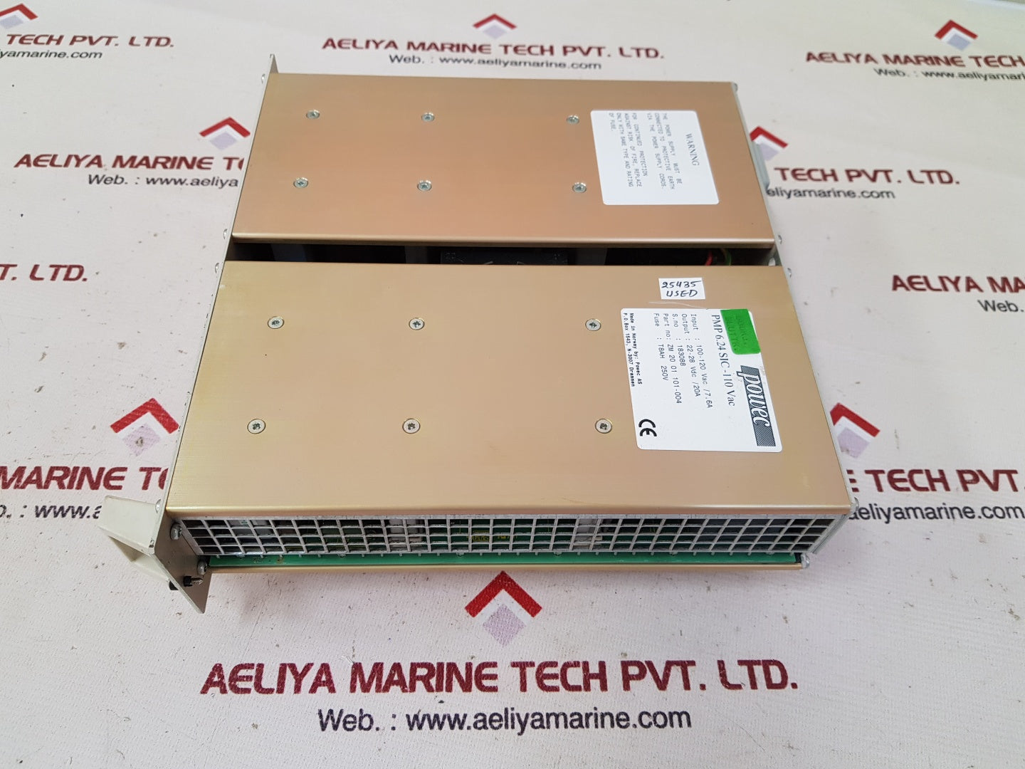 Powec pmp 6.24 sic power supply rectifier module zm 20 01 101-004