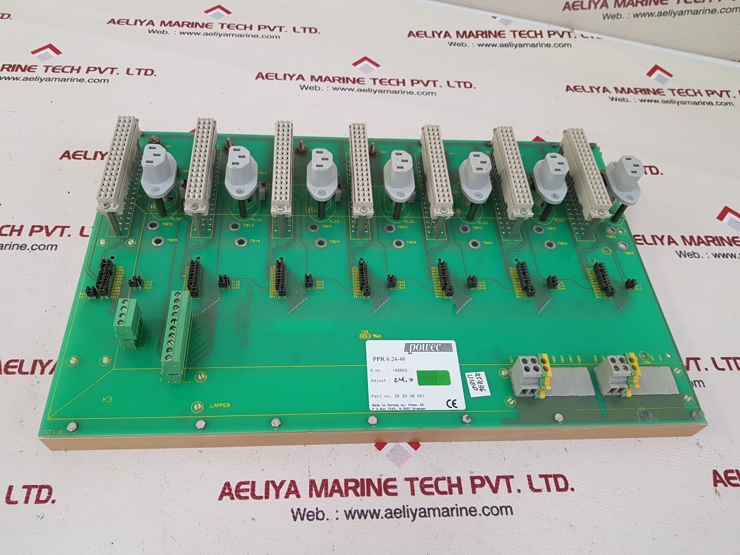 Powec ppr 6.24-48 power supply board  zr 20 38 001