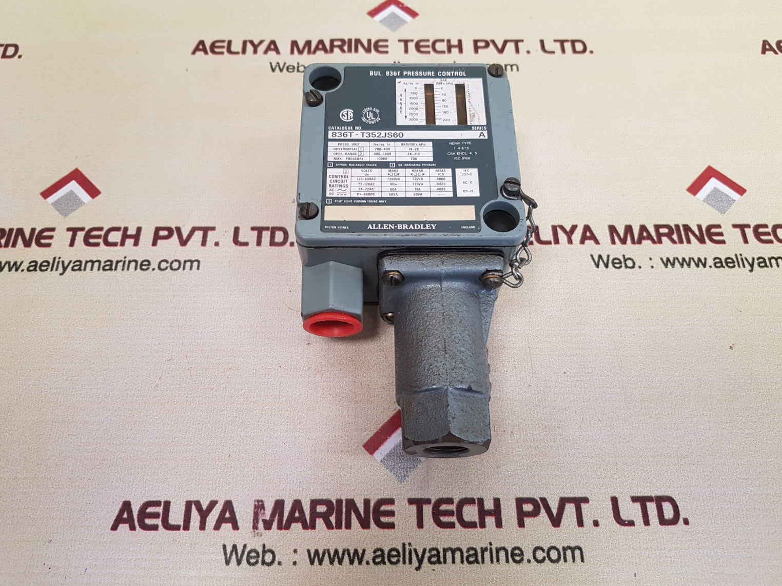 Allen-bradley 836t-t352js60 pressure control