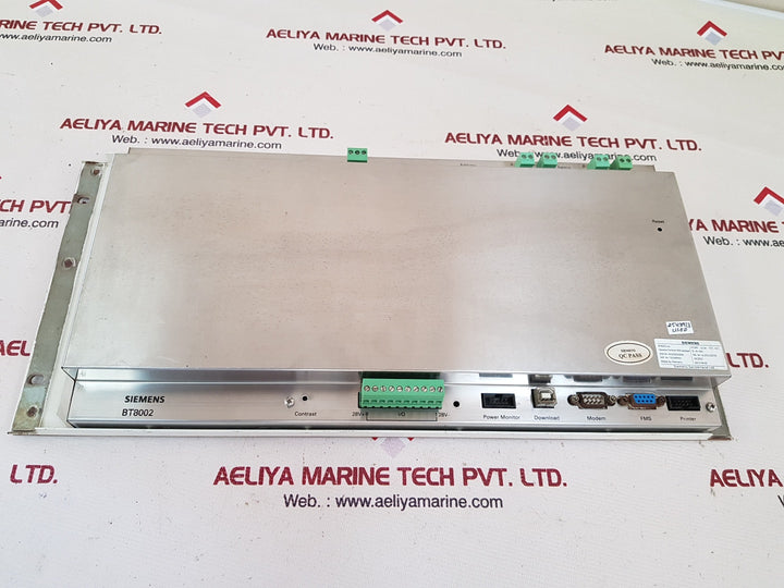 Siemens bt8002 operation terminal