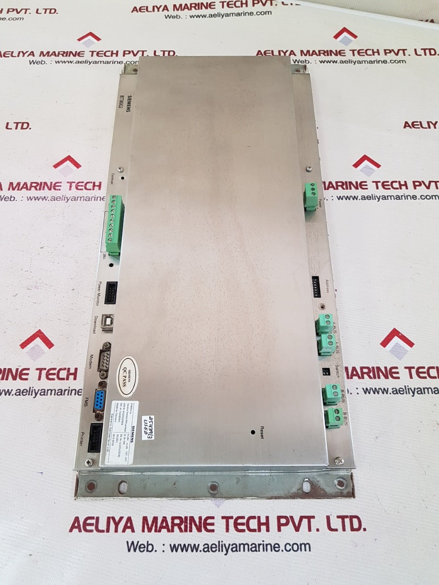 Siemens bt8002 operation terminal