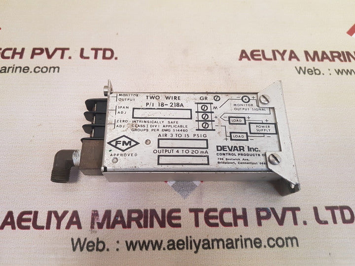 Devar 18-218a two wire signal converter