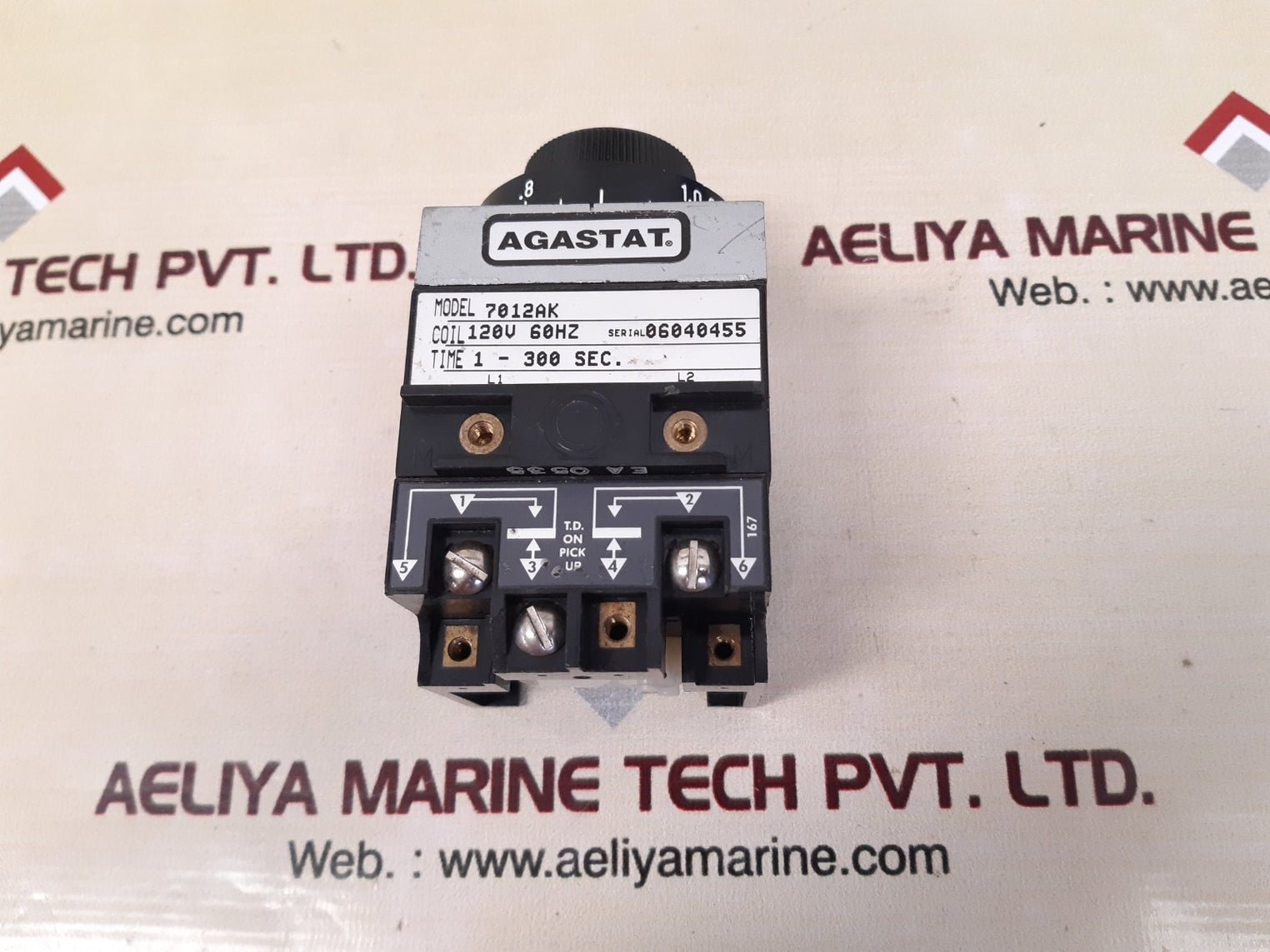 Agastat 7012ak timing delay relay 120v 60hz