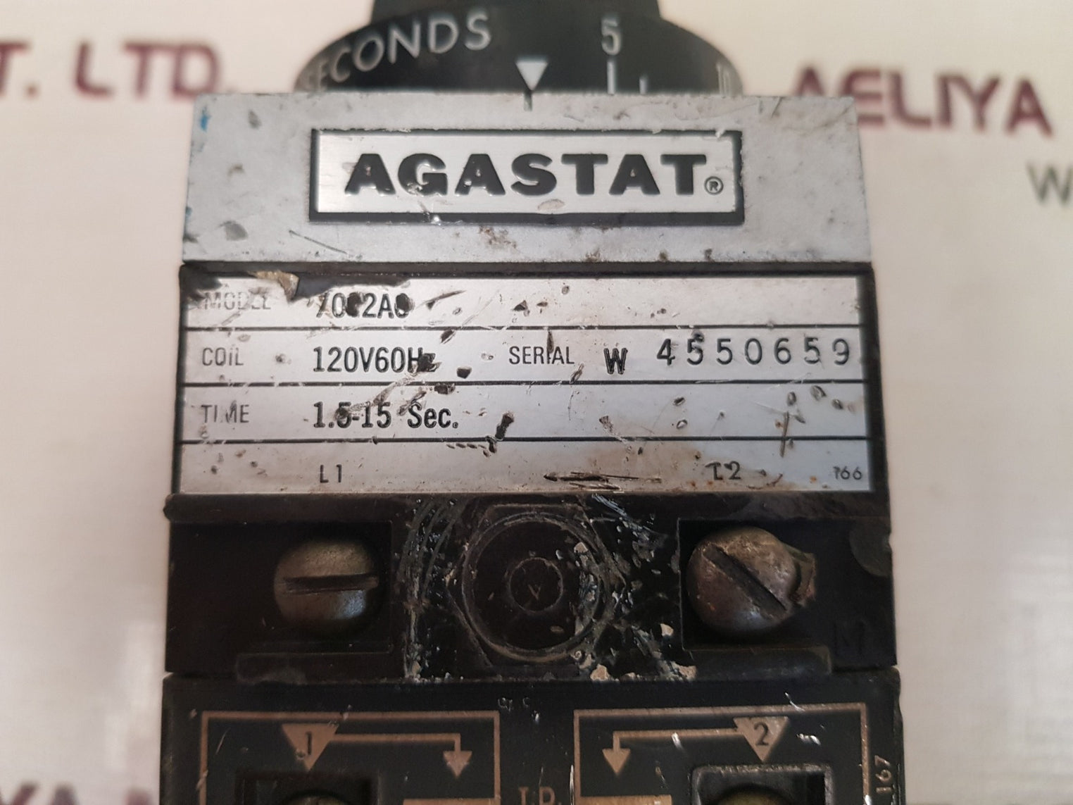 Agastat 7012ac time delay relay