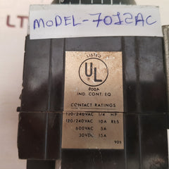 Agastat 7012ac time delay relay