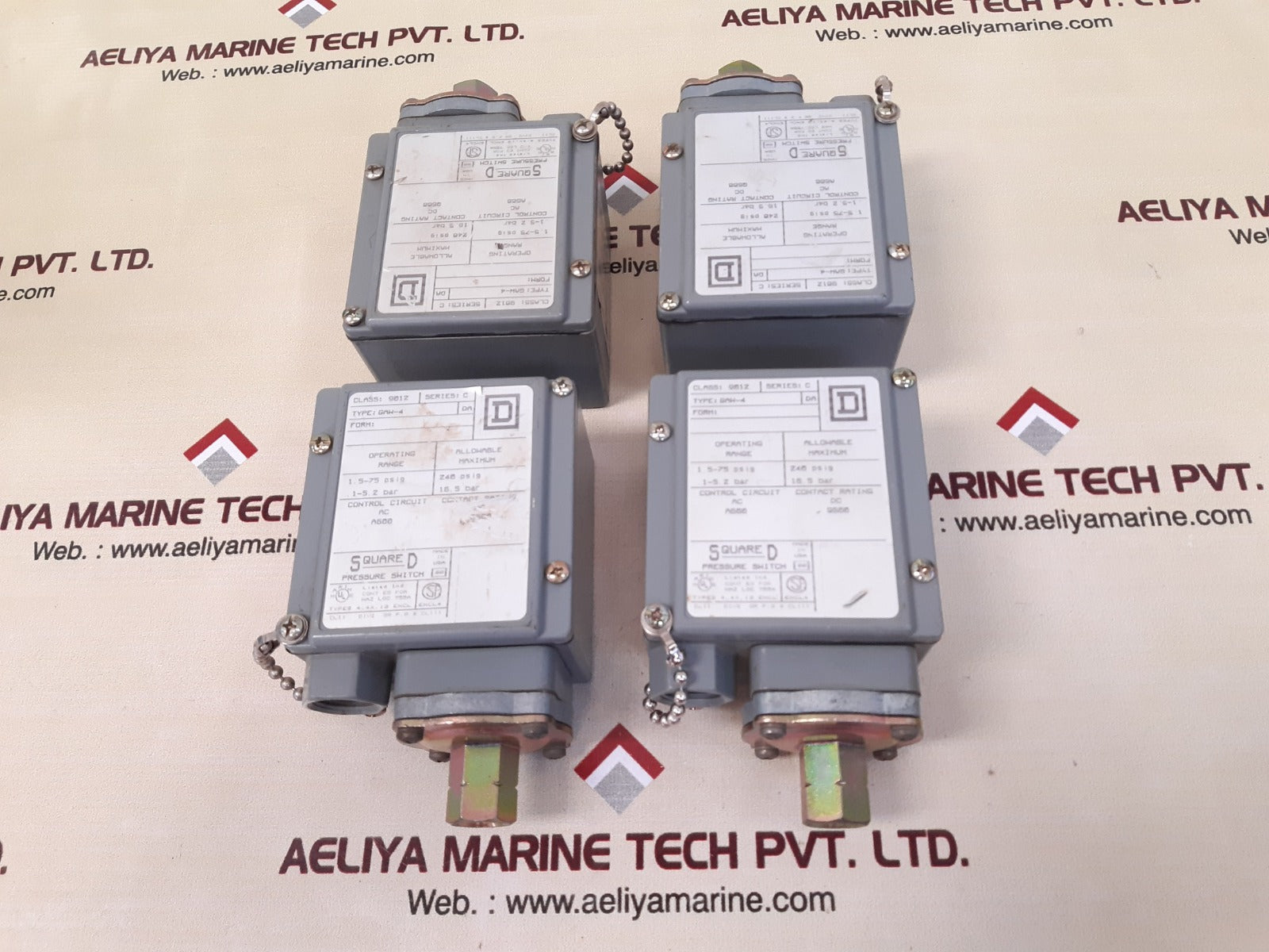Square d 9012 gaw-4 ser.c pressure switch