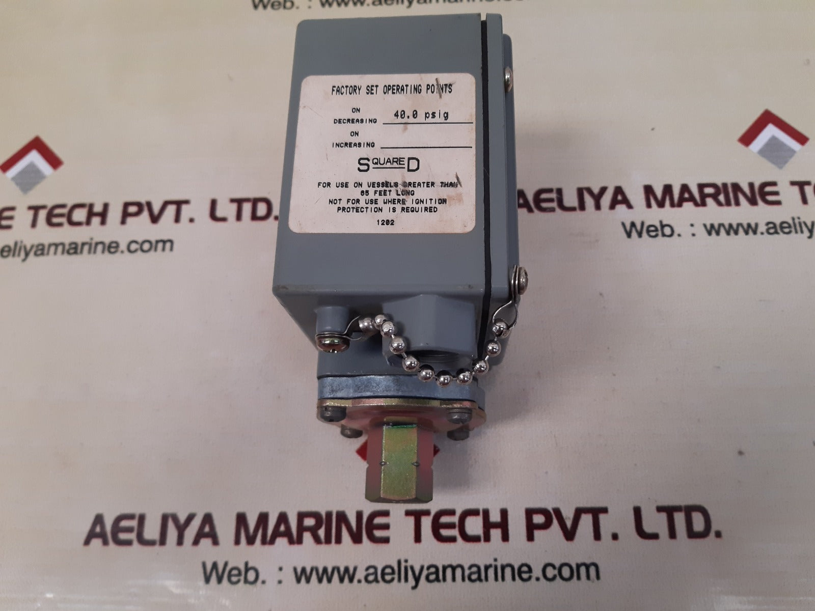 Square d 9012 gaw-4 ser.c pressure switch