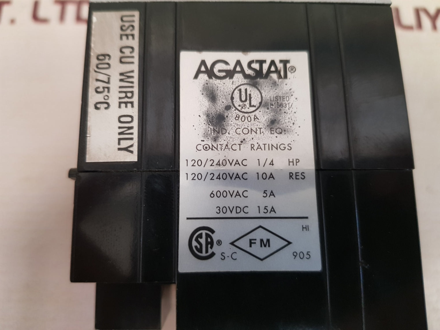 Agastat 7012aa timing relay