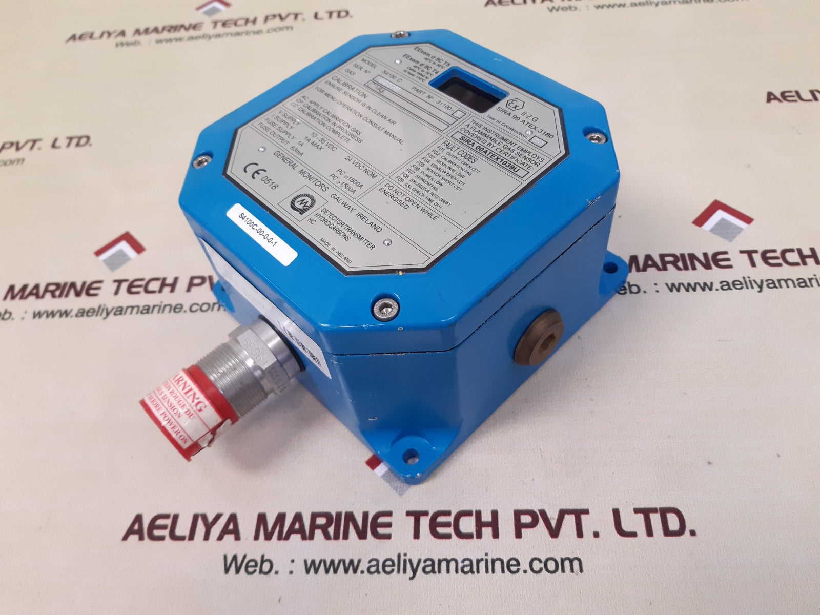 General monitors s4100c gas detector 31100-3