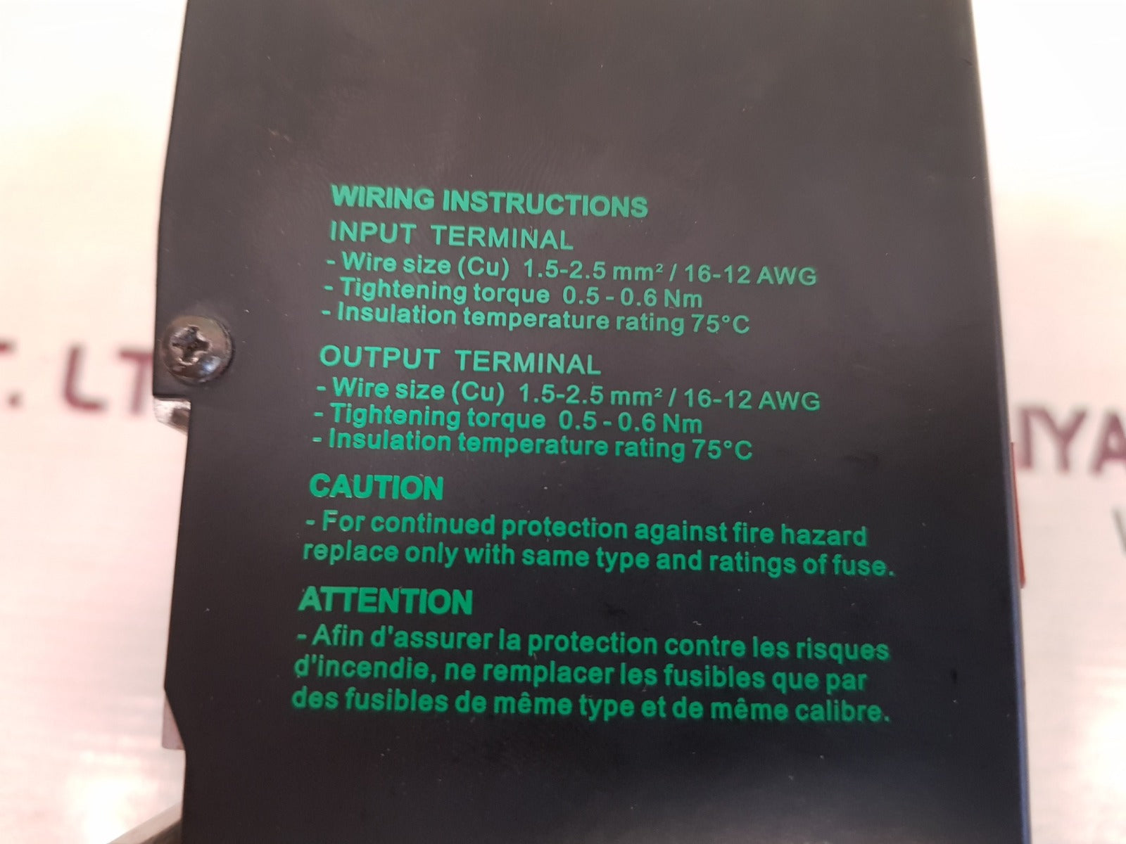 Murr elektronik mps3-230/24 switch mode power supply 