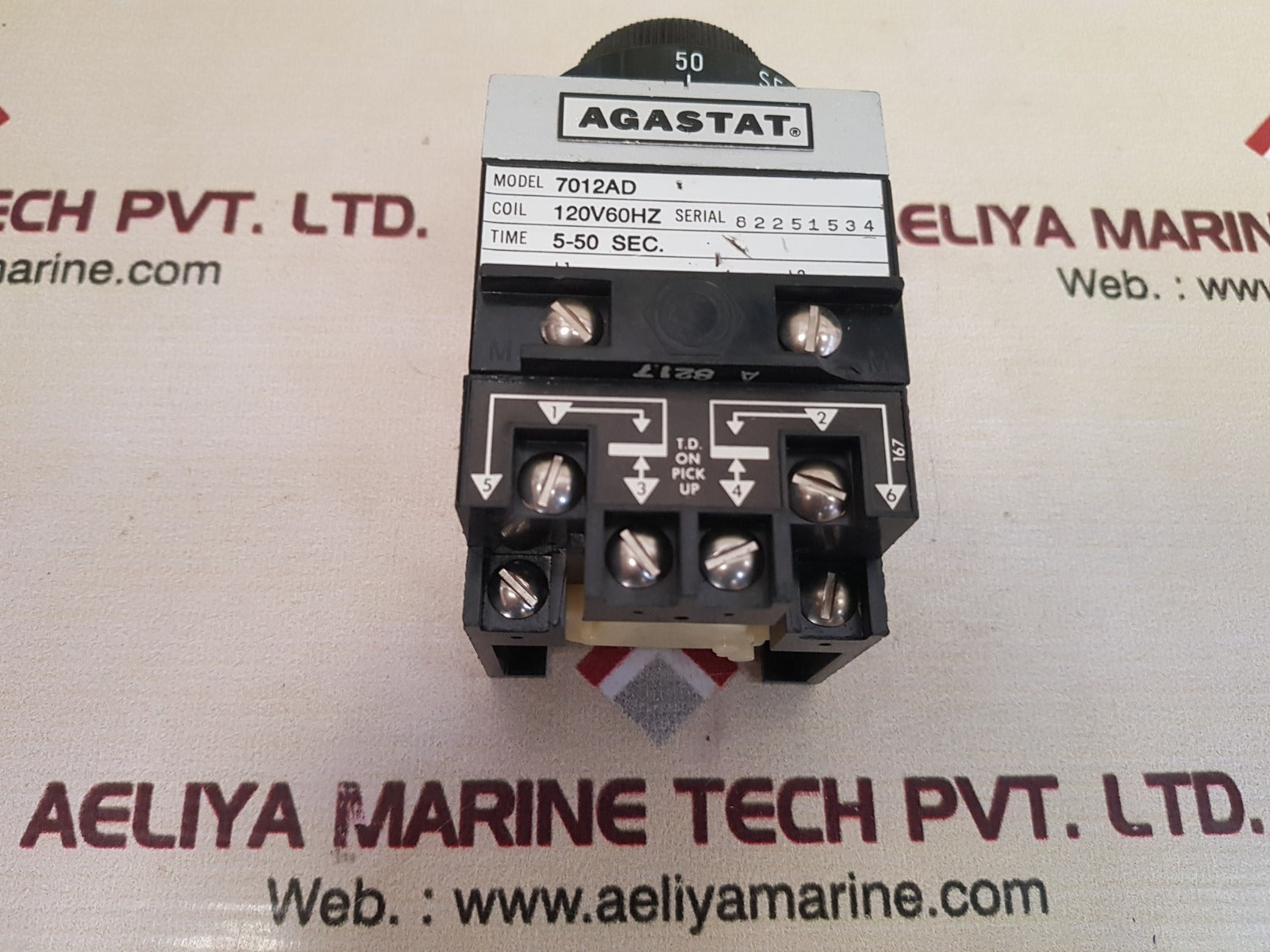 Agastat 7012ad timing delay relay 