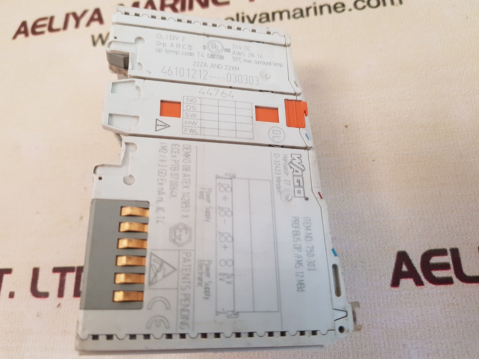 Wago 750-303 profibus dp/fms 12 mbd