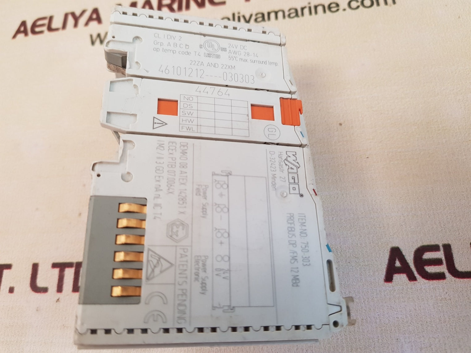 Wago 750-303 profibus dp/fms 12 mbd