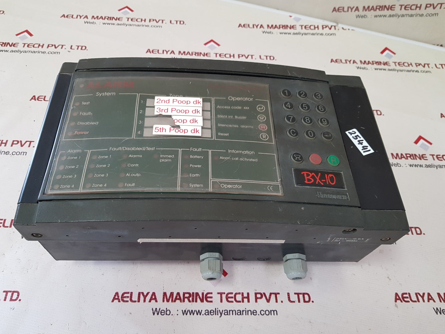Autronica bx-10 fire alarm control panel