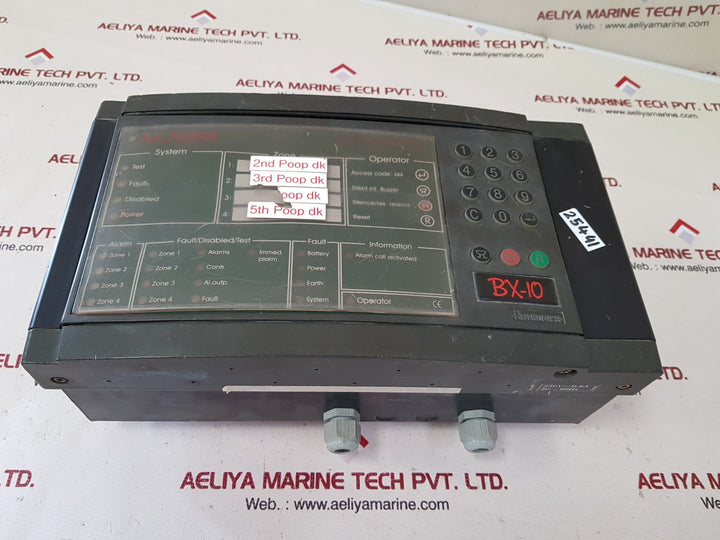 Autronica bx-10 fire alarm control panel