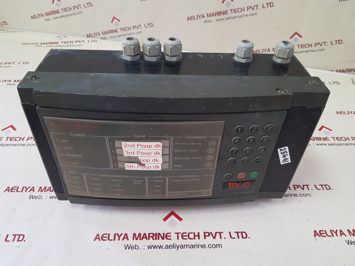 Autronica bx-10 fire alarm control panel