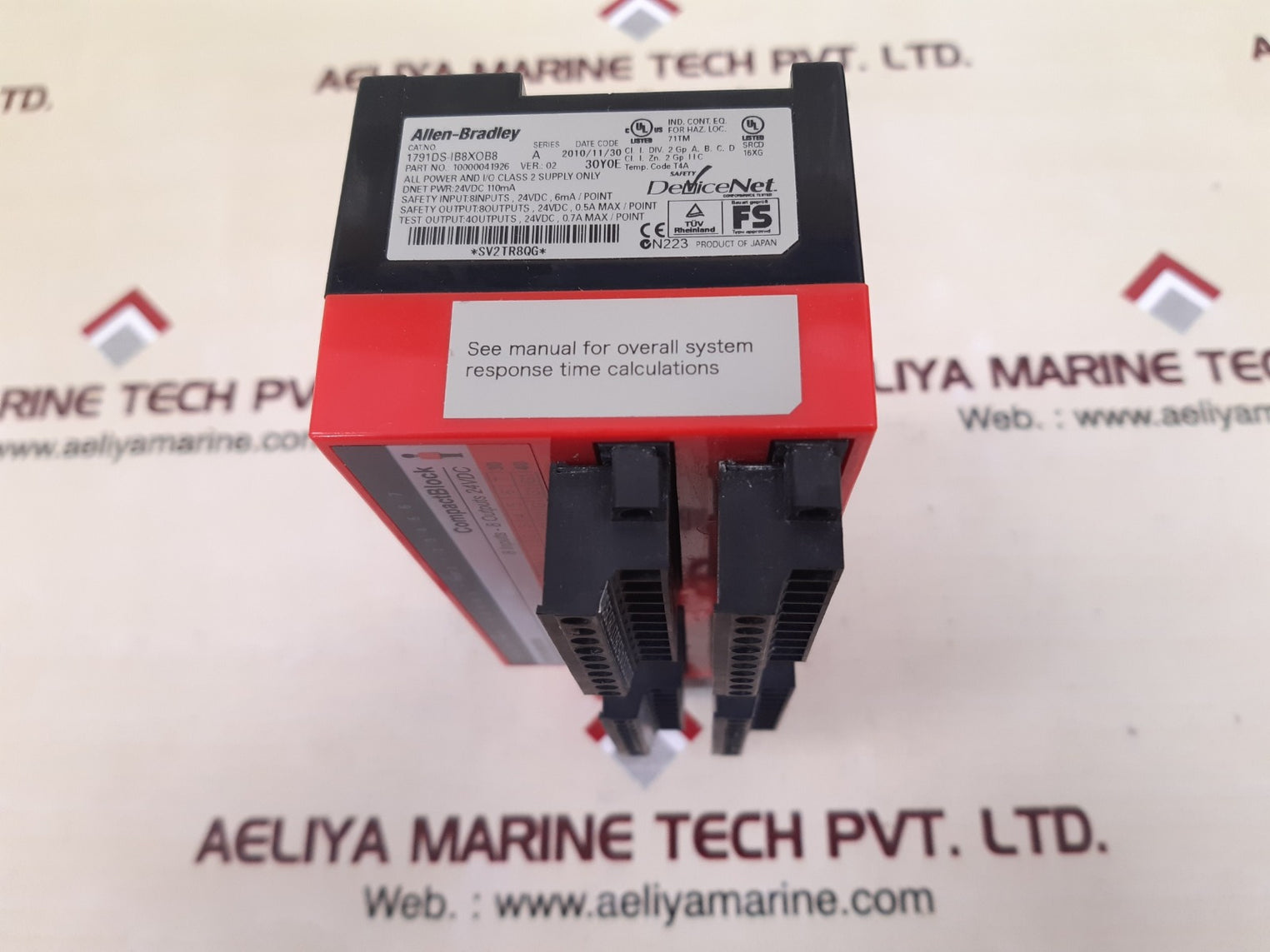 Allen-bradley 1791ds-ib8xob8 ser.a compact block ver.02