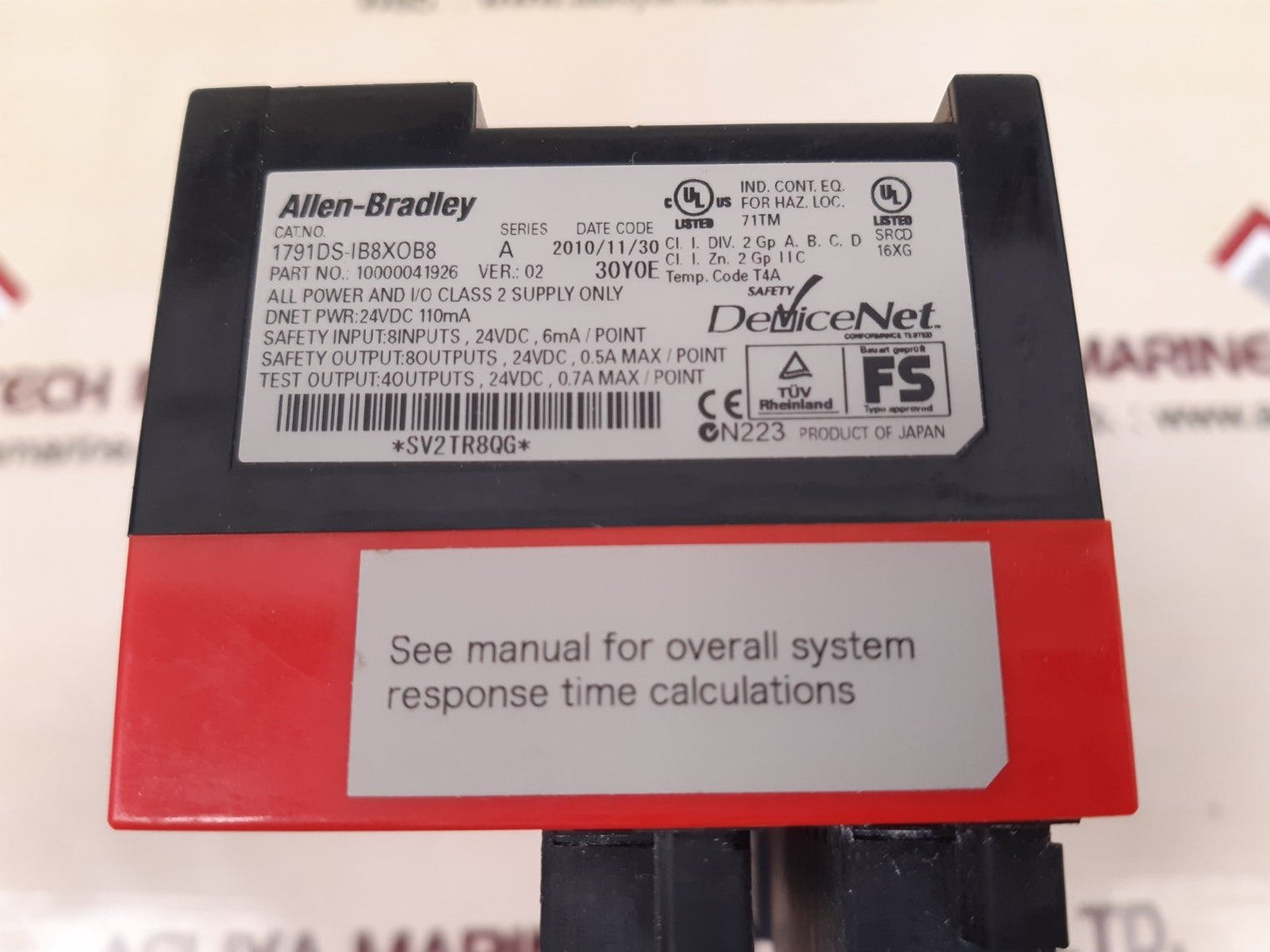 Allen-bradley 1791ds-ib8xob8 ser.a compact block ver.02